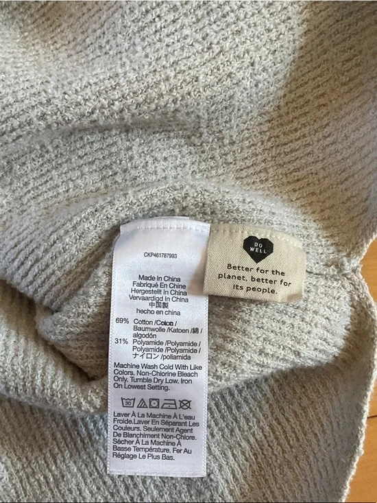 Madewell Light taupe Button Cardigan - Picture 5 of 6